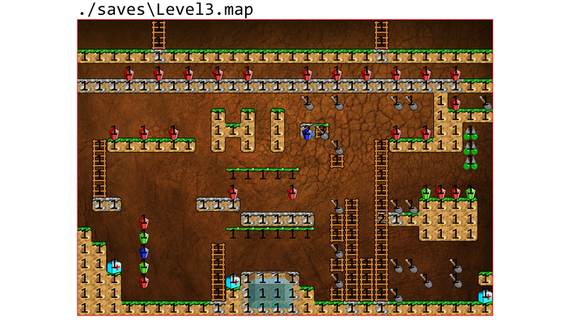 A level being created with the Amazing Level Editor